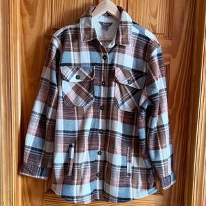 Natural Reflections Sherpa-Lined Plaid Jacket